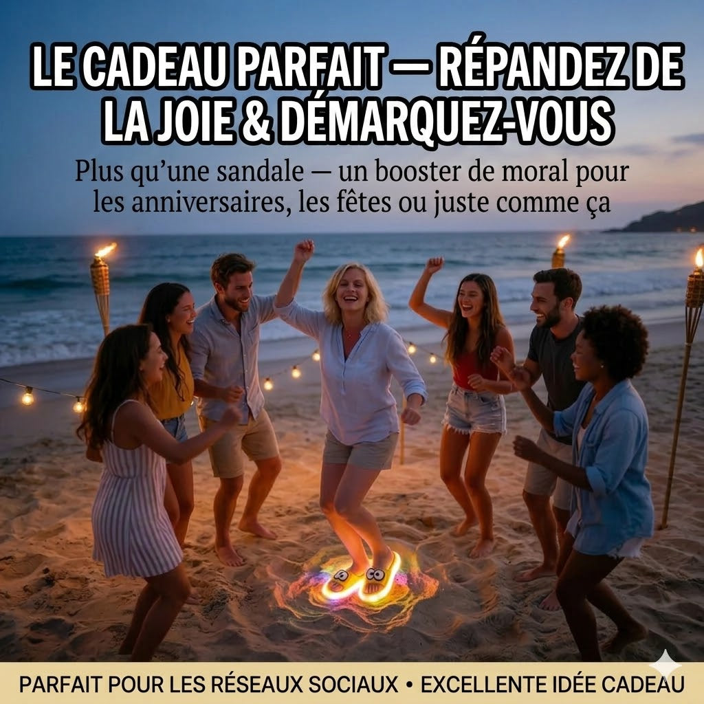 Chaussons mignons avec motifs de dessins animés lumineux