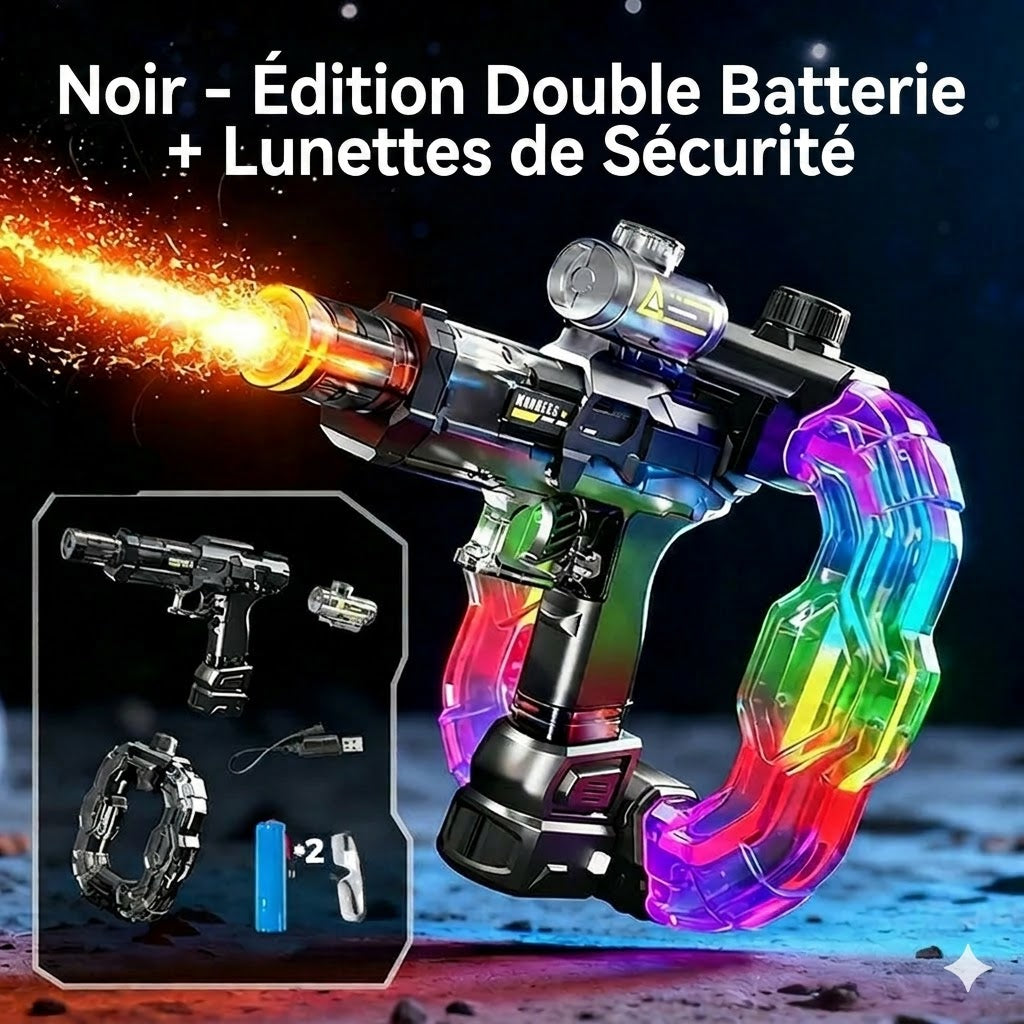 Pistolet à eau lumineux arc-en-ciel