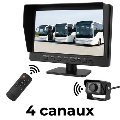 Système de caméra de recul sans fil de haute qualité avec écran large 7 pouces
