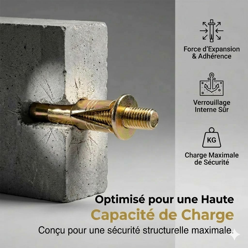 Cheville pour perforateur pour béton et brique