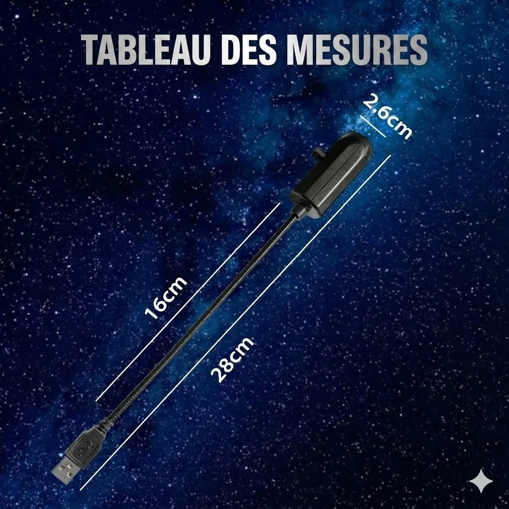 Projecteur d'étoiles HD Plug & Play