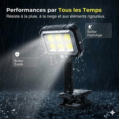 Lampe solaire d'extérieur – clipsez-la et votre jardin brille gratuitement !