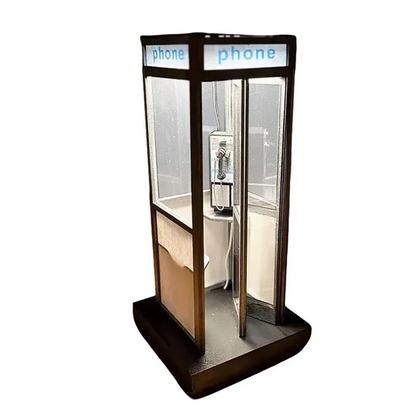 Lampe cabine téléphonique rétro