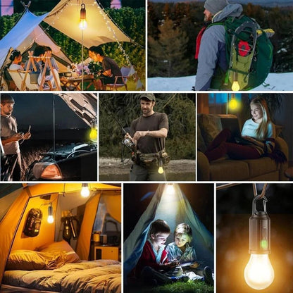 Lampe de tente solaire (Lanterne de camping LED rechargeable par USB)