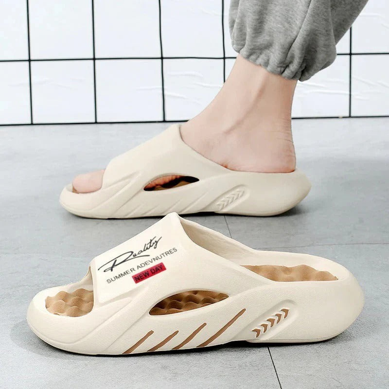 Claquettes nuage pour homme avec semelle épaisse antidérapante
