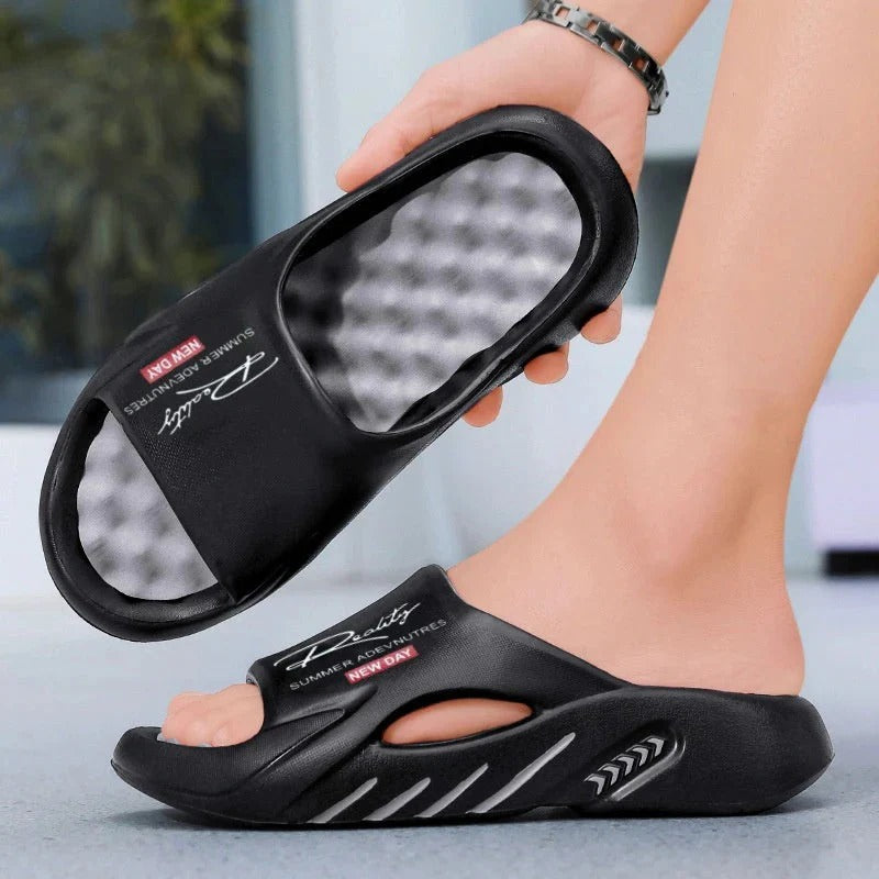 Claquettes nuage pour homme avec semelle épaisse antidérapante