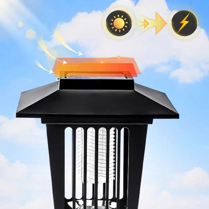 Destructeur d'insectes solaire pour extérieur