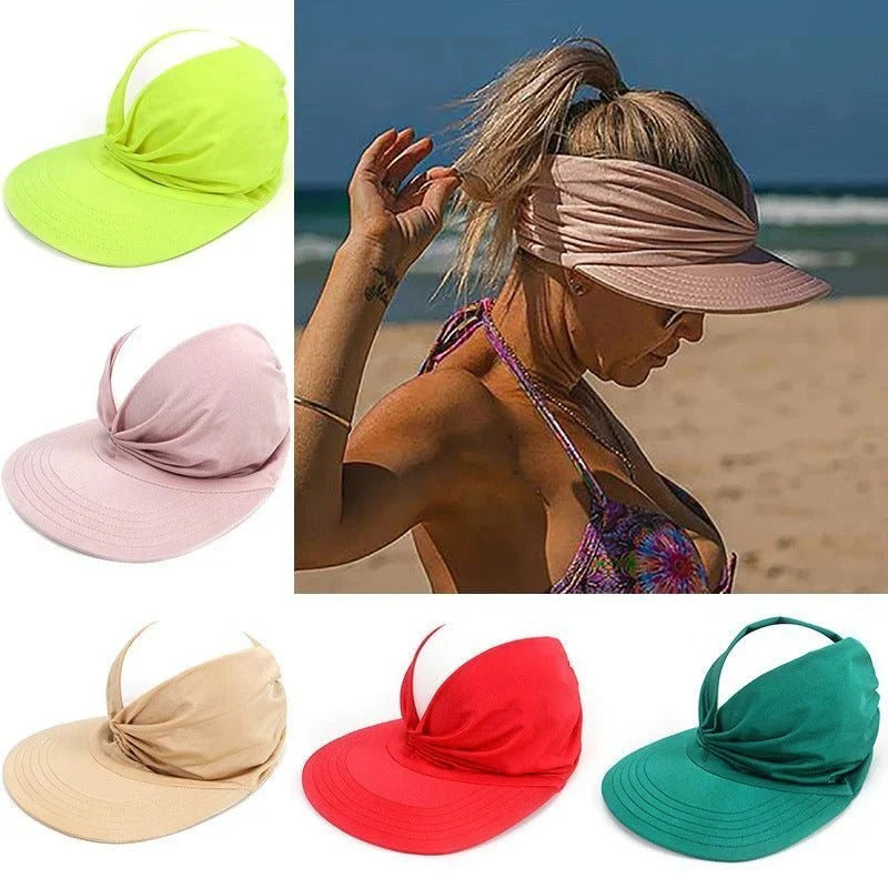 Visière de plage pour femme