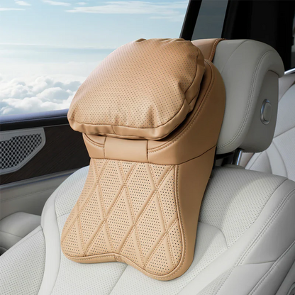 Appuie-tête de voiture en cuir PU de qualité aéronautique