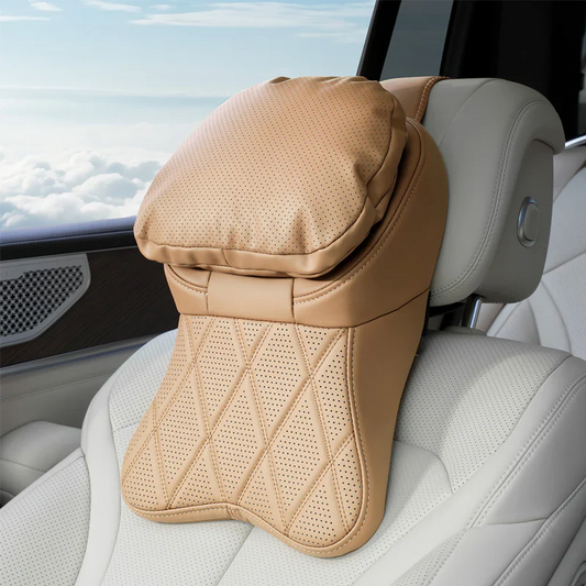 Appuie-tête de voiture en cuir PU de qualité aéronautique