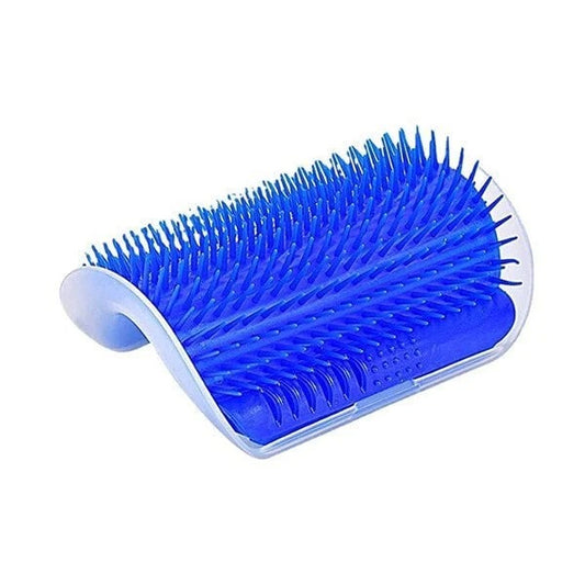 Brosse de massage auto-nettoyante pour coin de mur pour chat