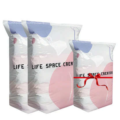 Sacs sous vide sans pompe