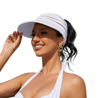 Visière de plage pour femme