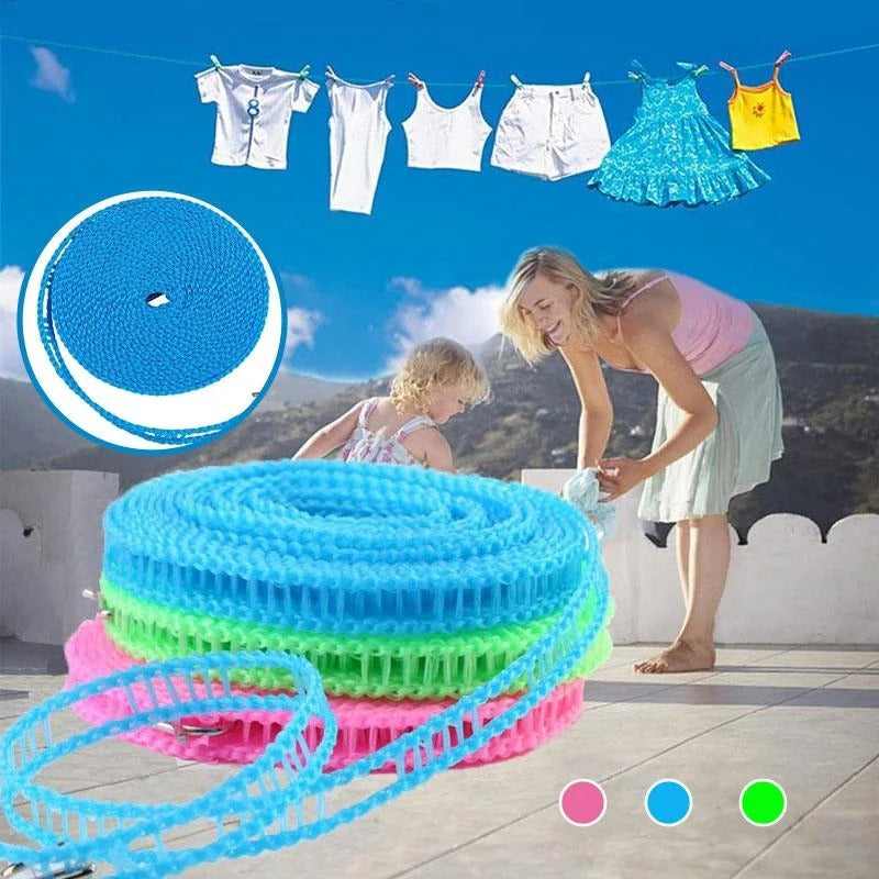 Corde à linge portable – s'accroche partout
