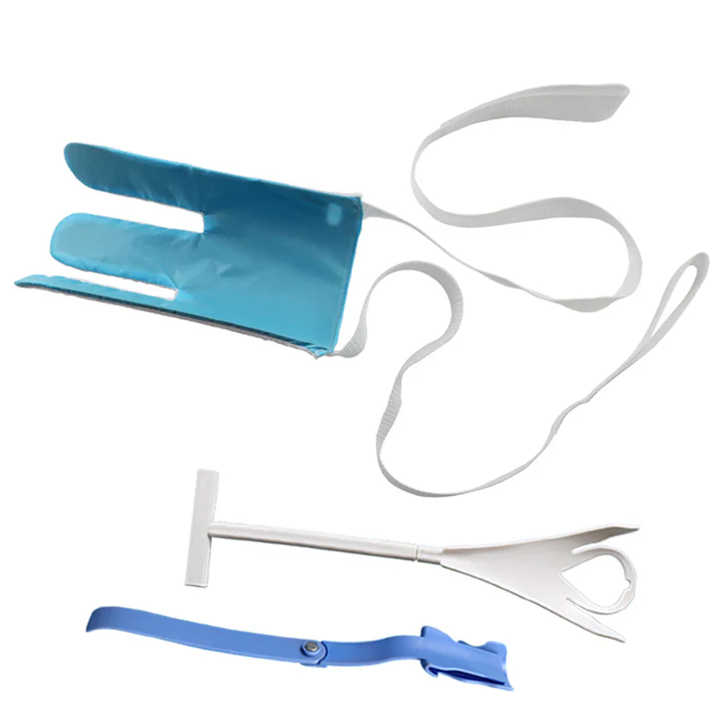 Enfile-chaussettes rigide avec sangles de tirage