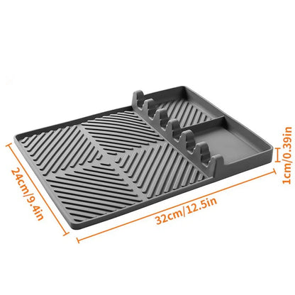 Tapis de cuisson en silicone de haute qualité pour tablette latérale – protège contre la graisse et les éclaboussures