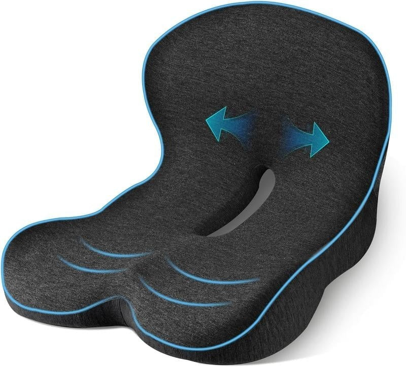 Coussin d'assise antidérapant en mousse à mémoire de forme