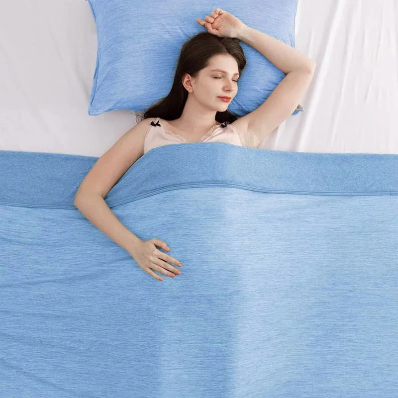 Couverture rafraîchissante pour dormeurs qui ont chaud
