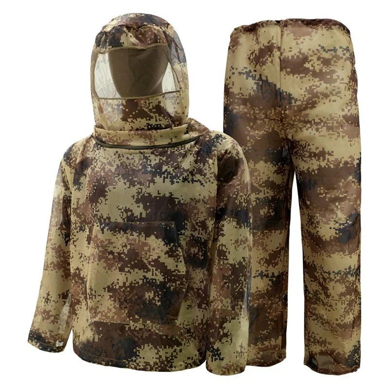 Combinaison anti-moustiques ultra-légère avec capuche