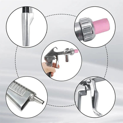 Pistolet de sablage multifonction med 4 buses en céramique