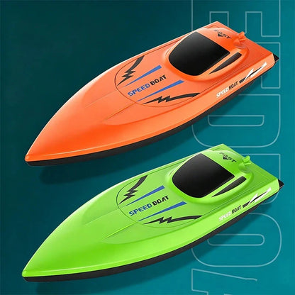 Bateau de course radiocommandé ultra-rapide 2,4 GHz avec doubles moteurs