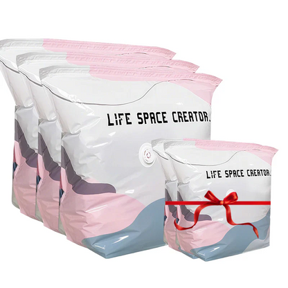 Sacs sous vide sans pompe