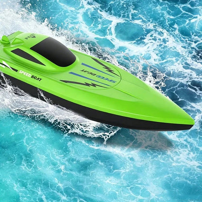 Bateau de course radiocommandé ultra-rapide 2,4 GHz avec doubles moteurs