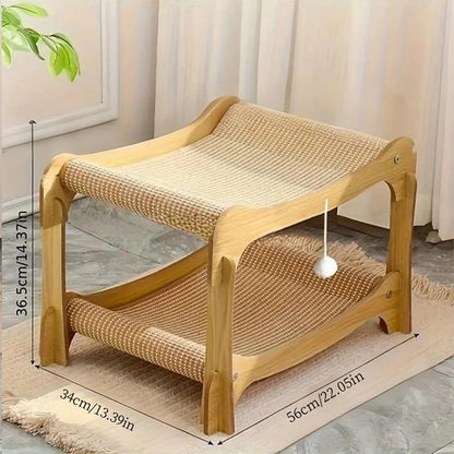 Griffoir 2-en-1 en sisal pour chat