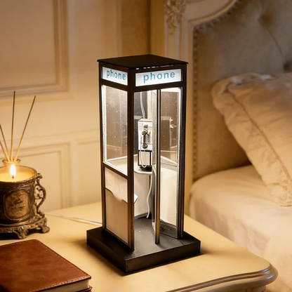 Lampe cabine téléphonique rétro