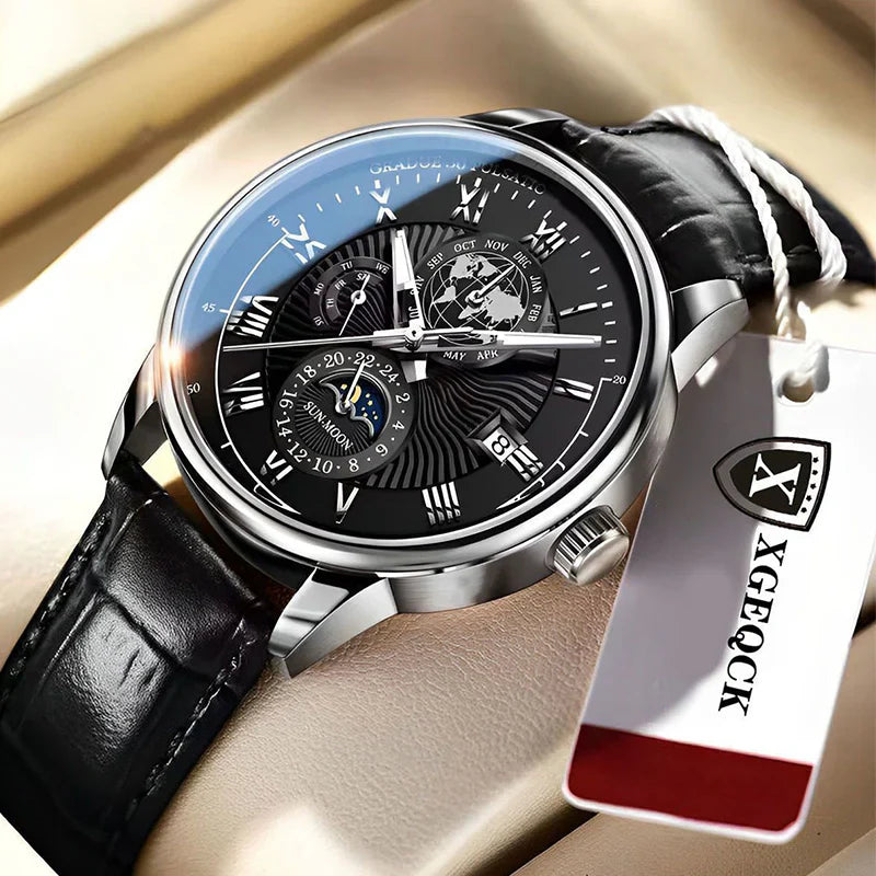 Montre à quartz classique et élégante pour homme